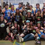 Bombshell Battalion vs Nipissing Roller Derby April 27th, 2024