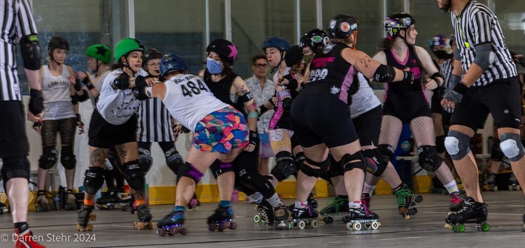 Hogtown Derby Debu-Taunts versus Ottawa Valley Roller Derby’s Vermins – July 20th, 2024