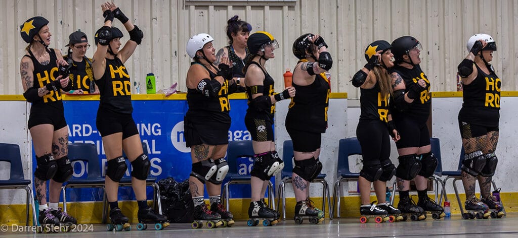 HCRD Eh! Team vs Toronto Roller Derby All-Stars / HCRD Dundurn Hassle vs Toronto Roller Derby Toxins – August 10th, 2024